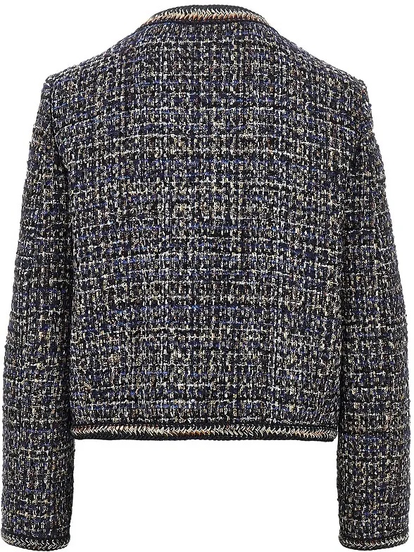 Sacou Wool-blend tweed jacket - Img 3