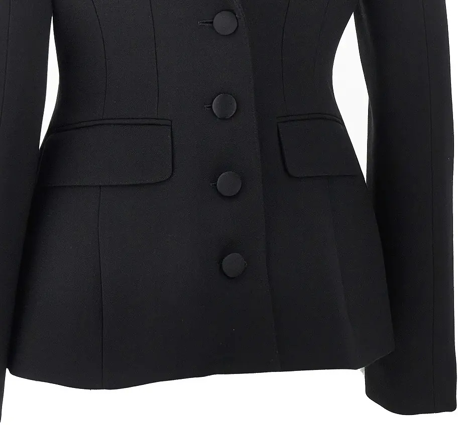 Sacou Wool double crepe back to front jacket - Img 3