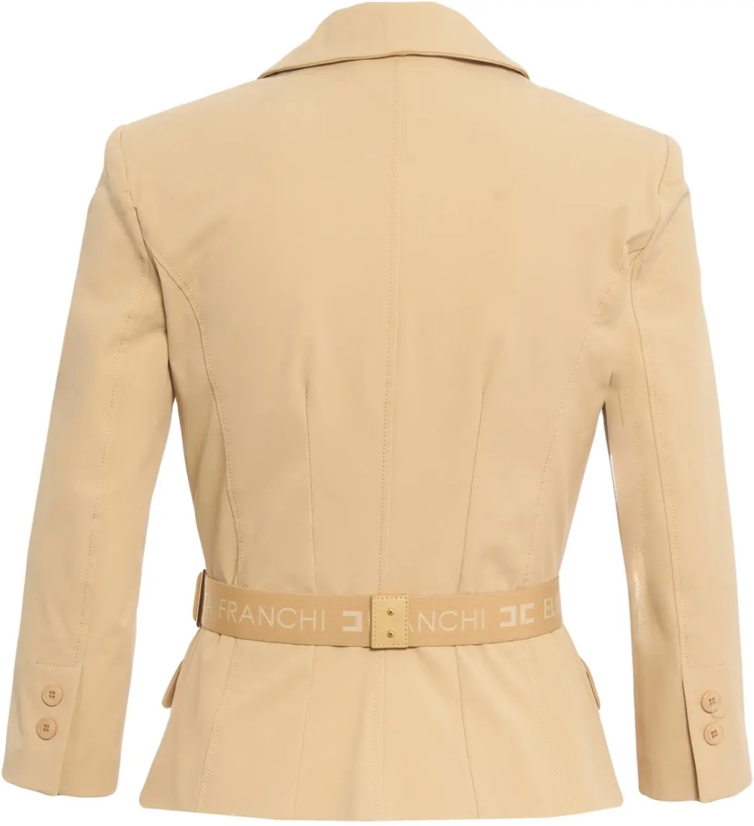 Sacouri Double-breasted blazer with waist belt - Img 3