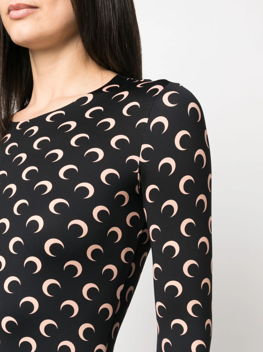 Salopeta MARINE SERRE crescent moon neagra - Img 5