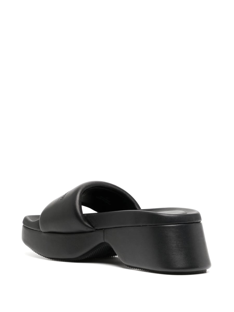 Sandale Alexander Wang negre din piele - Img 3