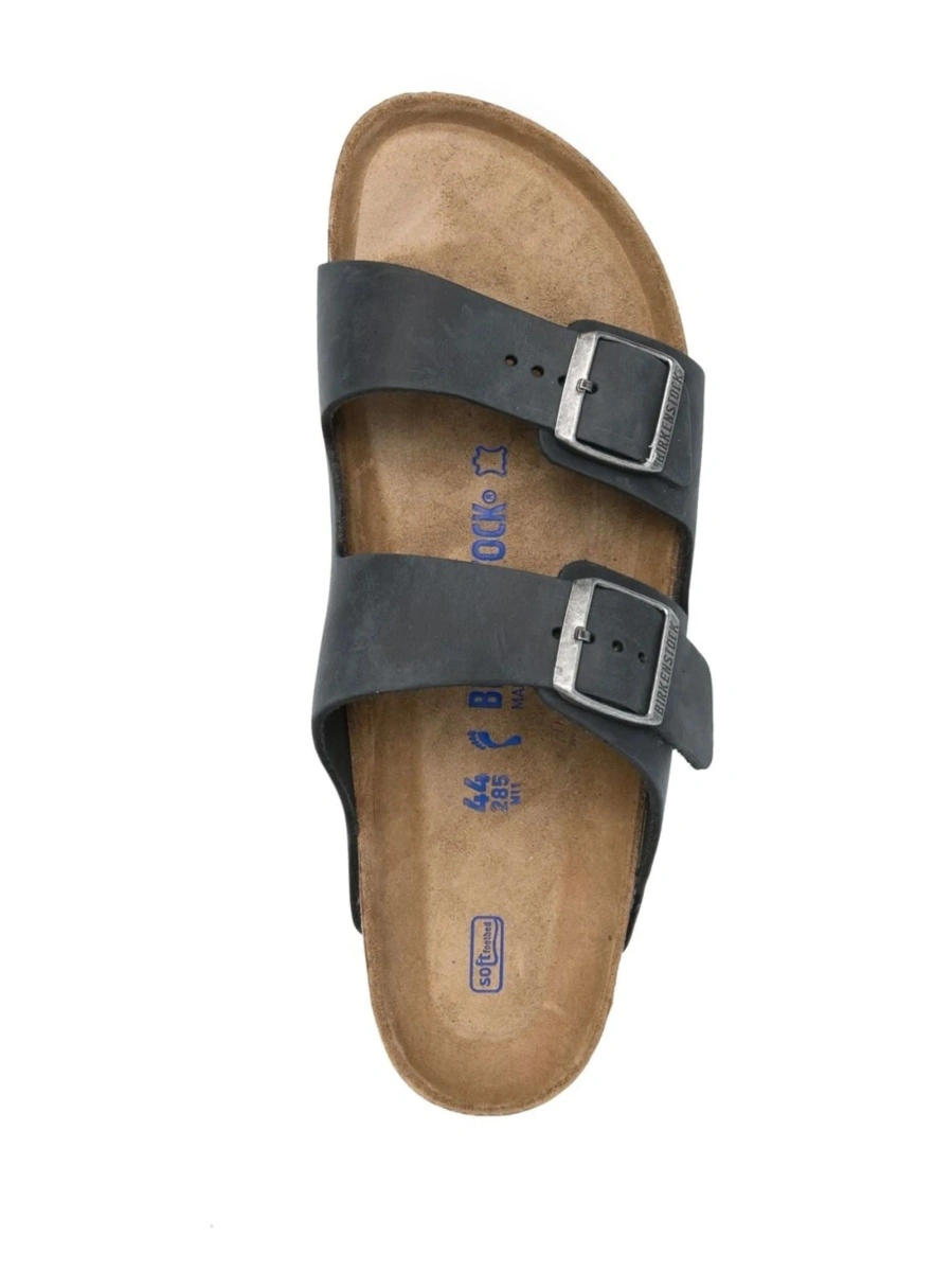 Sandale Birkenstock albastre din piele - Img 4