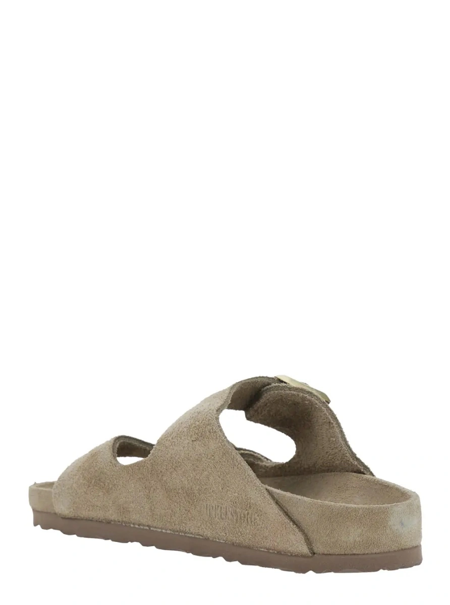 Sandale Birkenstock 'Arizona' bej din piele intoarsa - Img 3