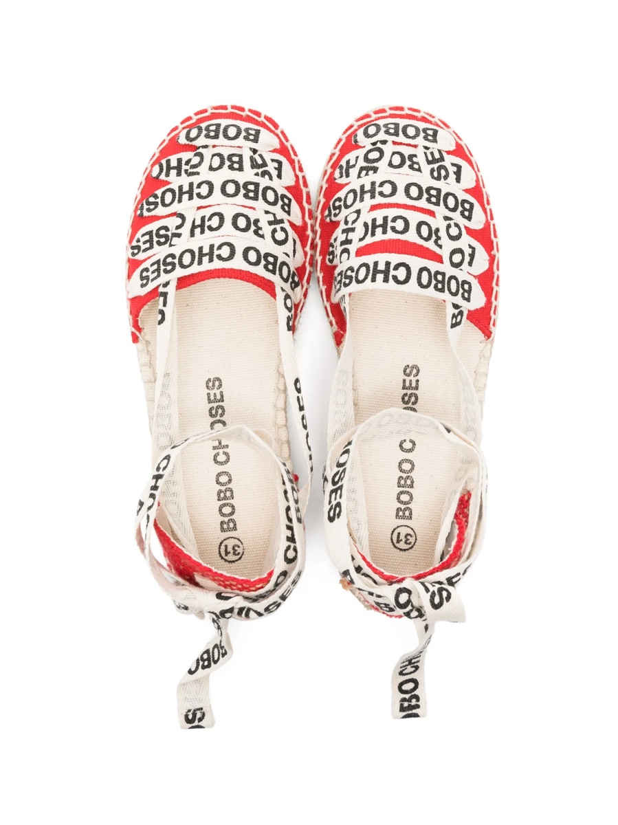 Sandale Bobo Choses rosii din bumbac organic - Img 3