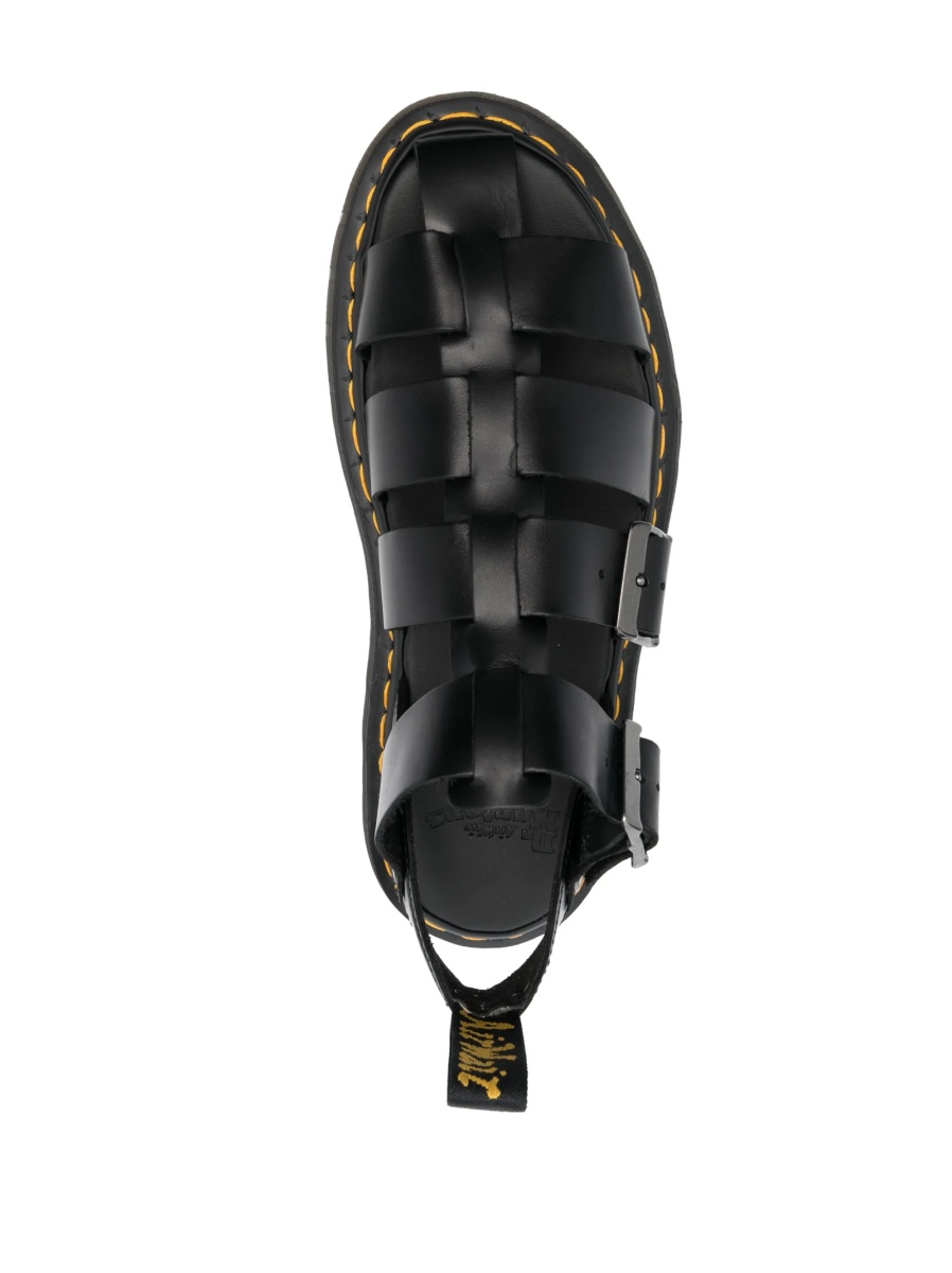 Sandale Dr. Martens negre din piele - Img 4