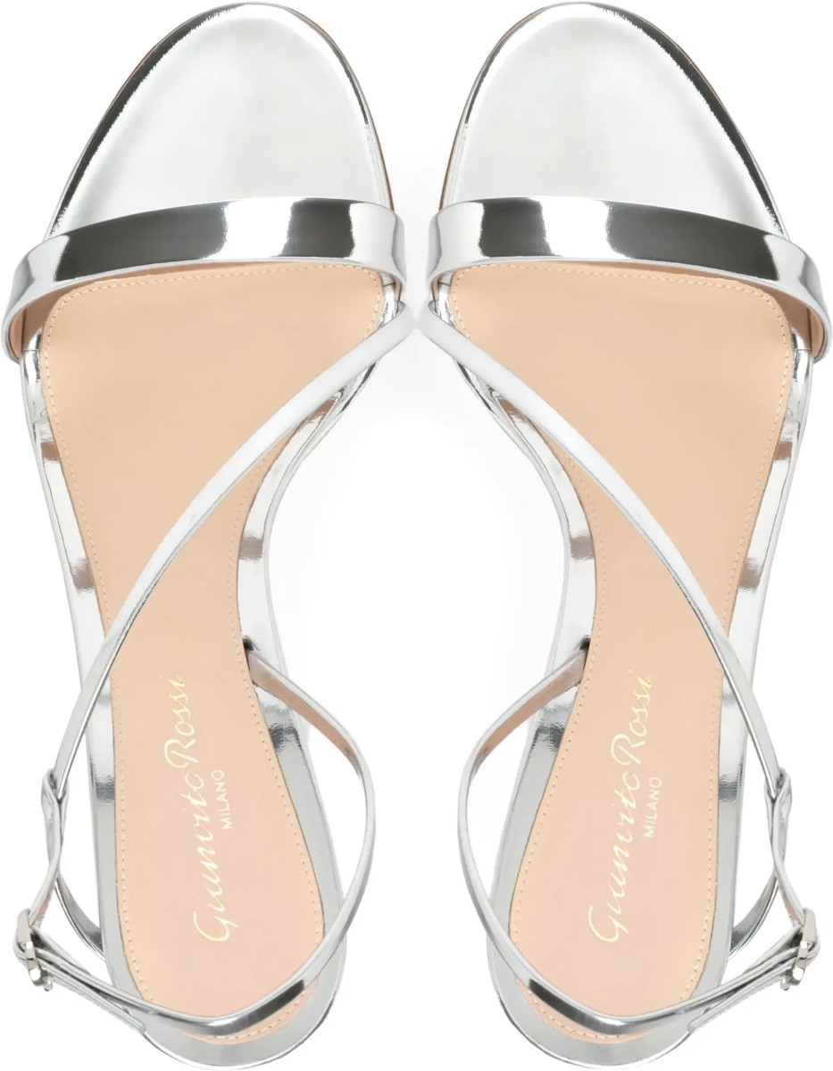 Sandale Manhattan metallic-effect leather Sandals - Img 7