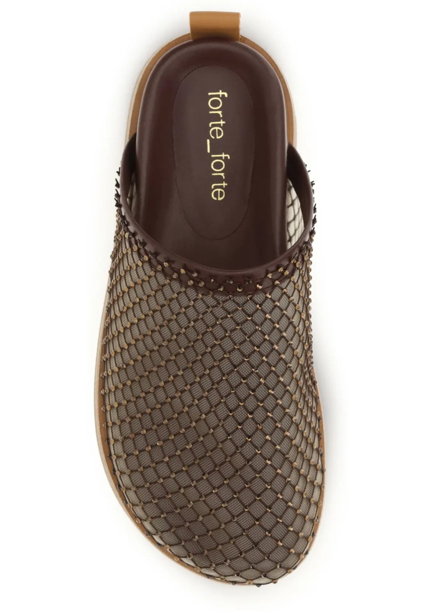 Sandale Mesh Mules with rhinestones - Img 4