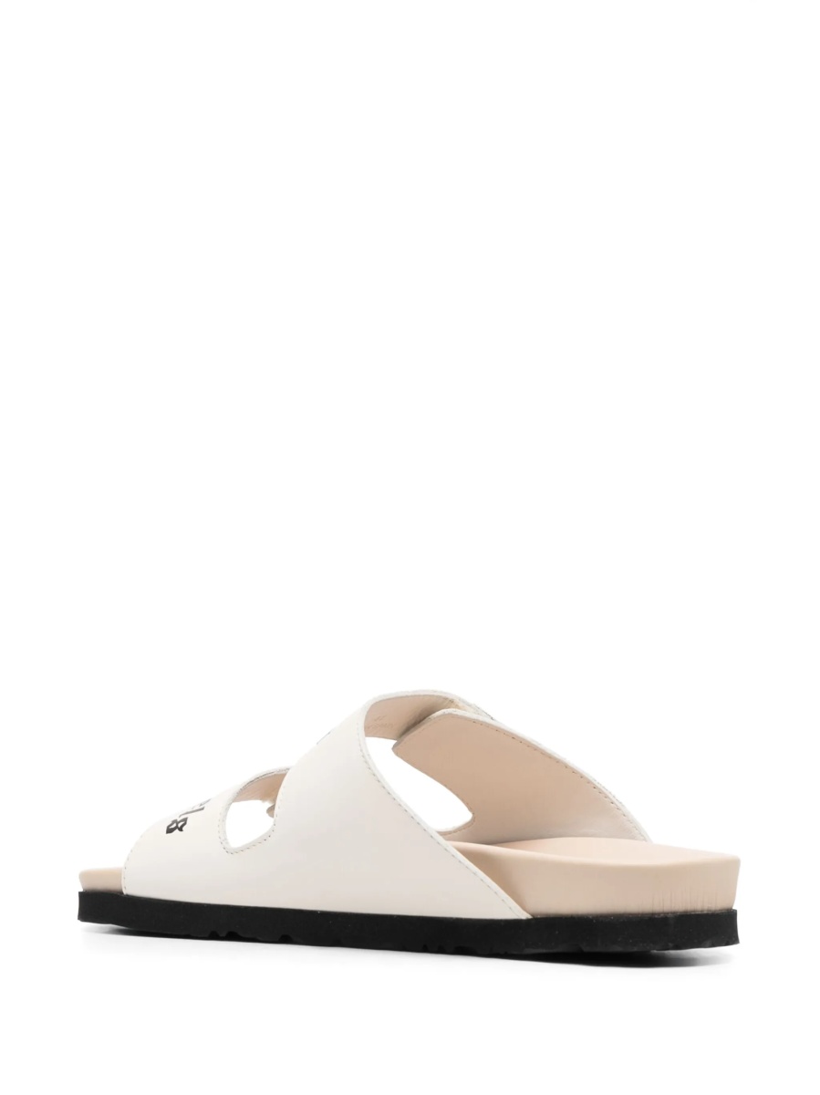 Sandale Palm Angels neutre din piele - Img 3