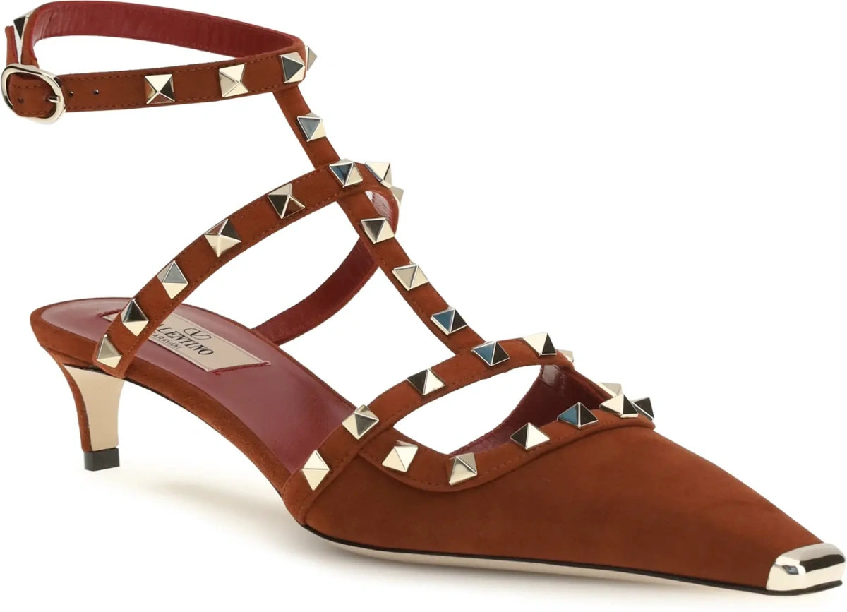 Sandale Rockstud kid leather Pumps - Img 2