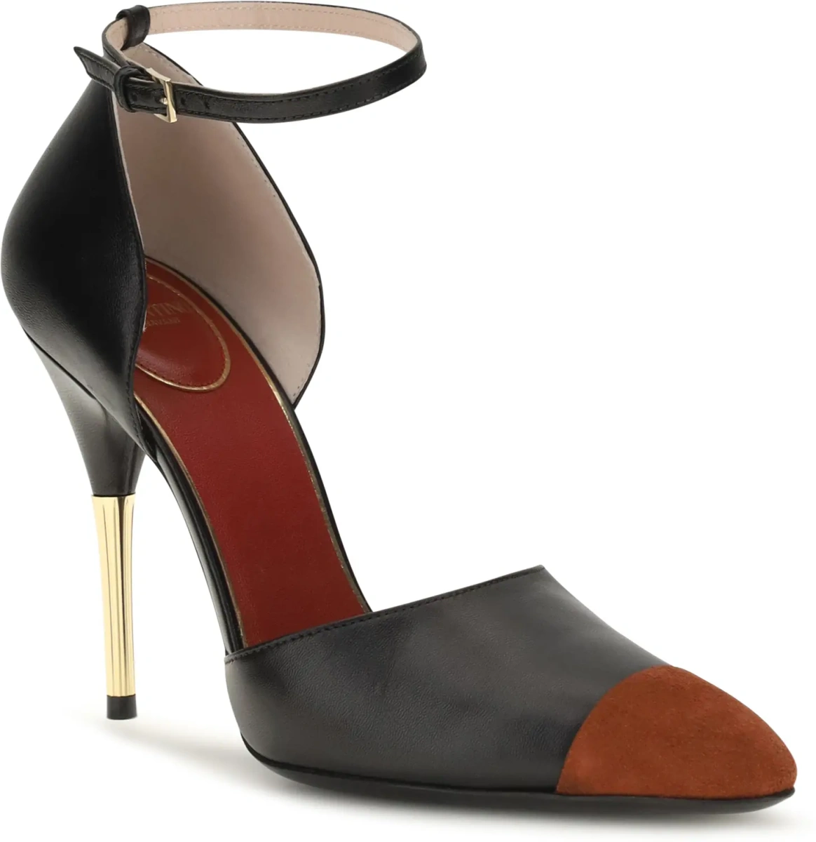 Sandale Sinead D’Orsay kid leather and suede Pumps - Img 2