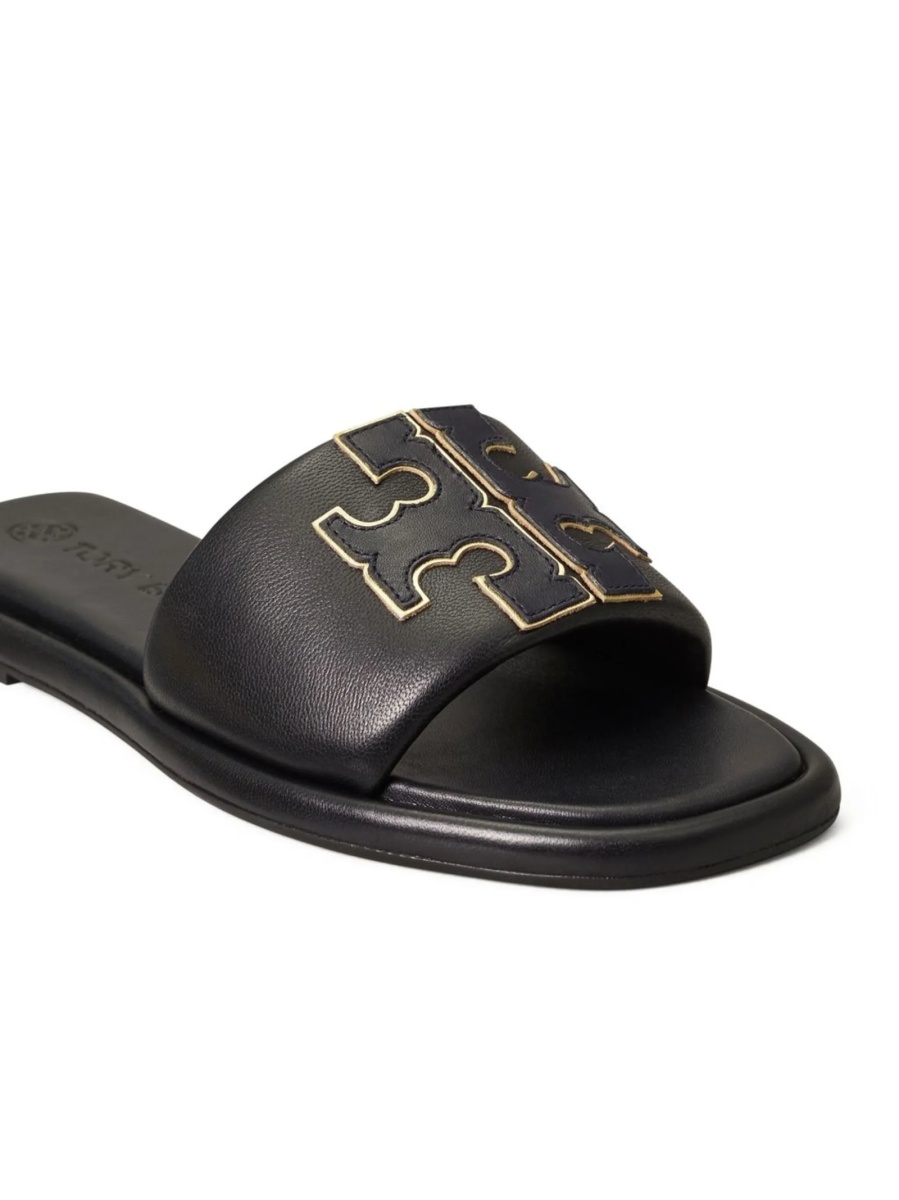 Sandale Tory Burch negre din piele - Img 3