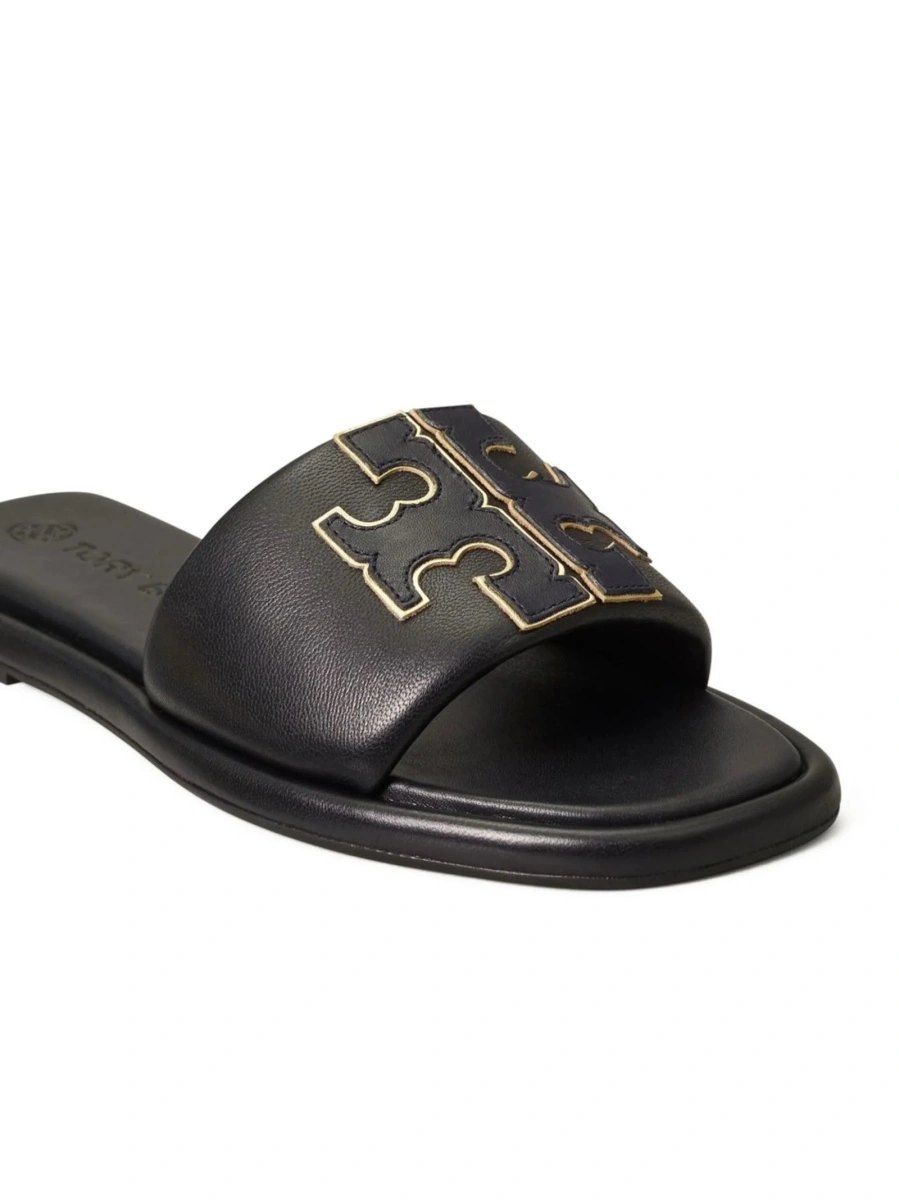 Sandale Tory Burch negre din piele - Img 3