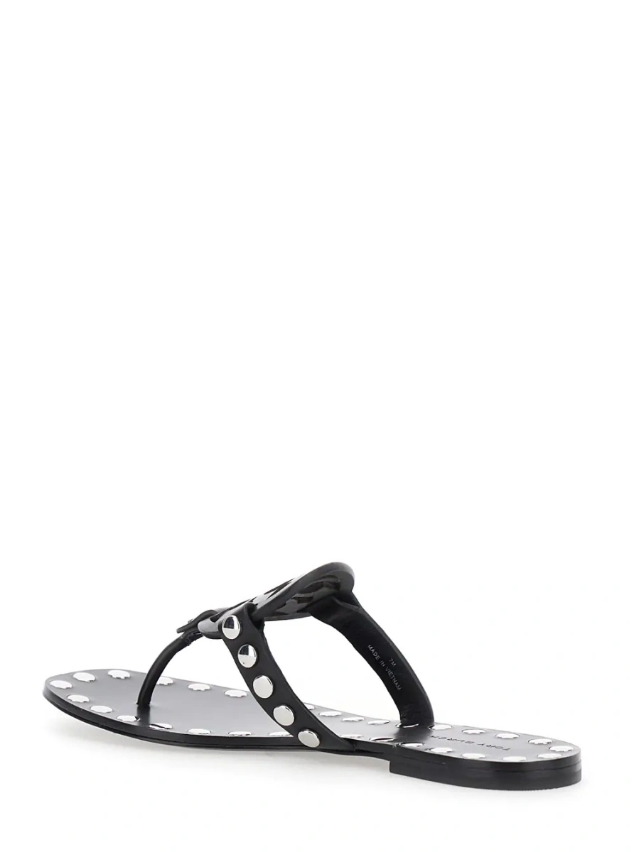Sandale Tory Burch negre din piele - Img 3