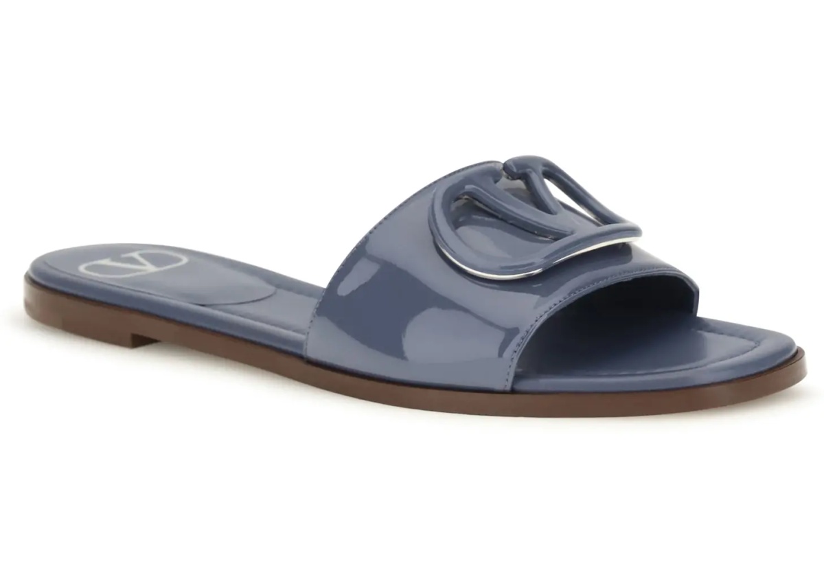 Sandale VLogo patent leather Slide Sandals - Img 2