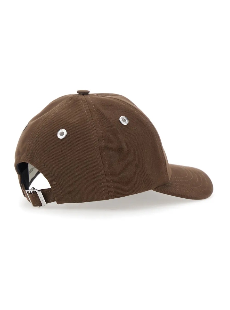Sapca Brown Baseball Cap with Curved Brim and ADC Embroidery on the Front in Cotton for Men - Img 2