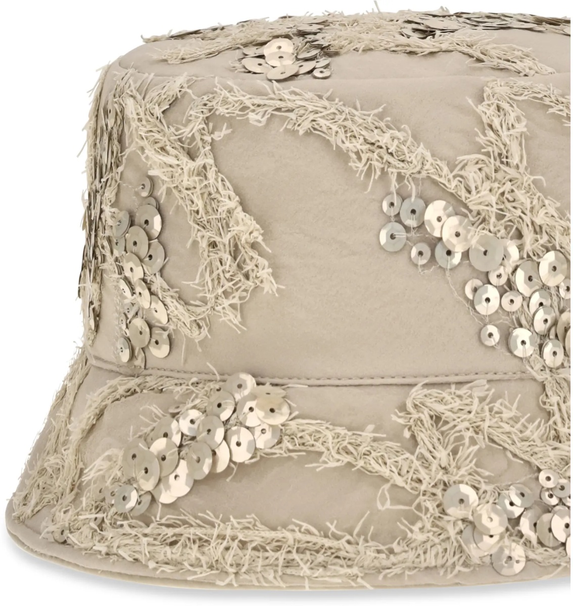 Sapca Embroidered sequin Bucket Hat - Img 3
