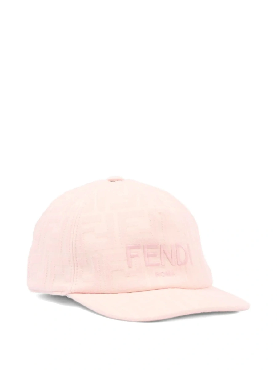 Sapca Fendi roz din bumbac - Img 5