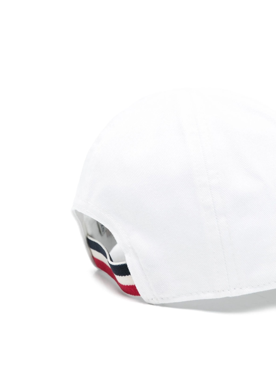Sapca Moncler alba din bumbac - Img 2