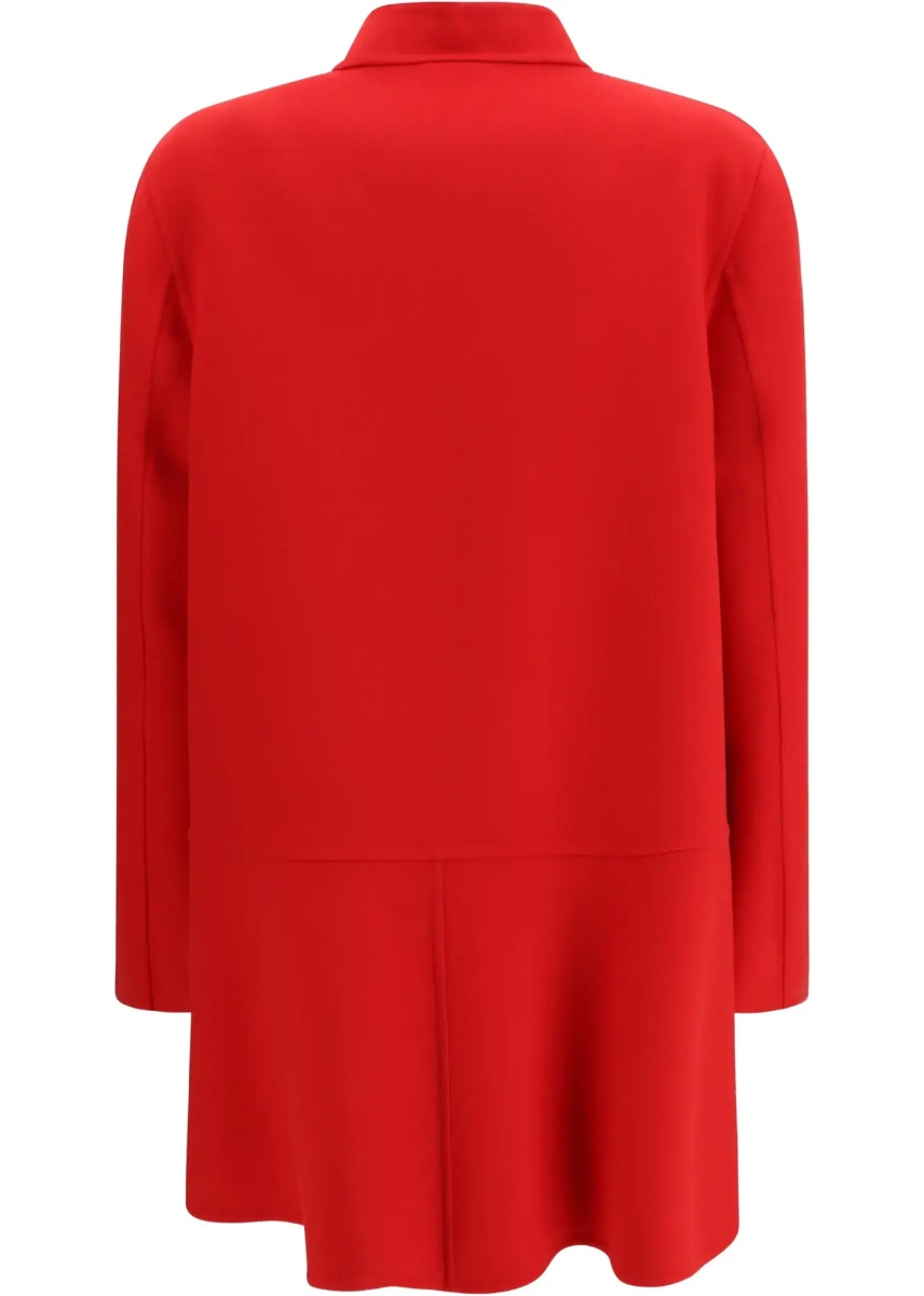 Single-breasted Compact Drap Coat - Img 2