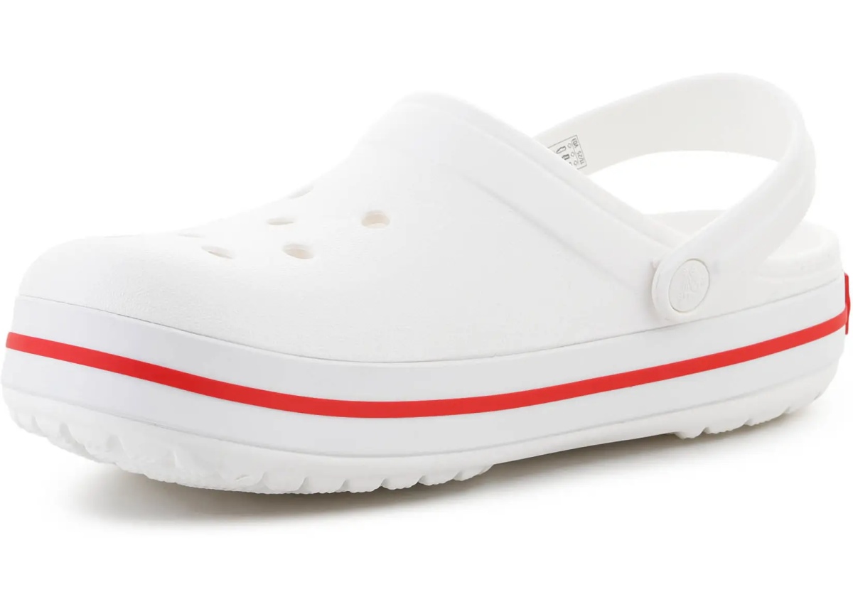 Slapi CROCBAND WHITE/STARFISH - Img 3