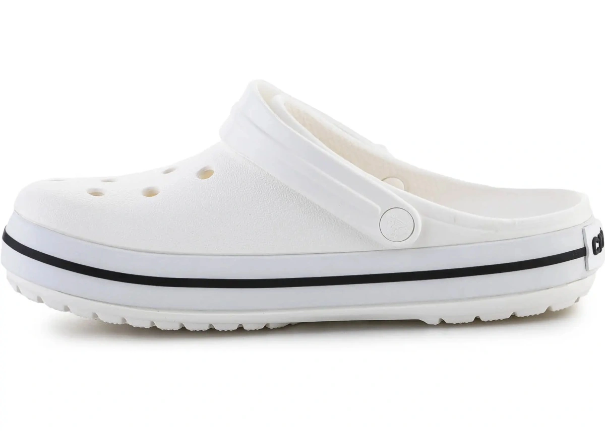 Slapi Crocs Crocband White Relaxed Fit - Img 4