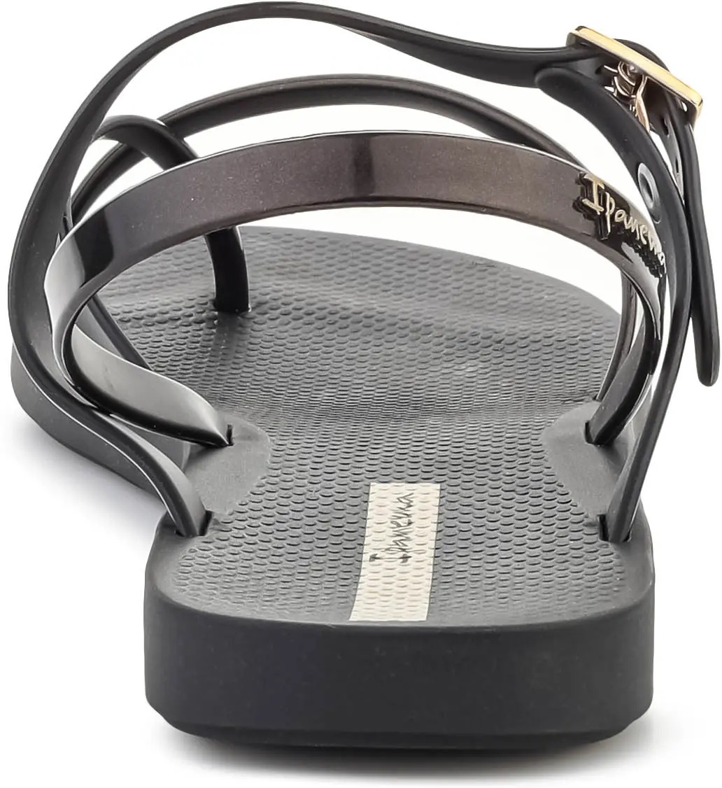 Slapi FASHION SAND VIII FEM BLACK/GOLD - Img 5