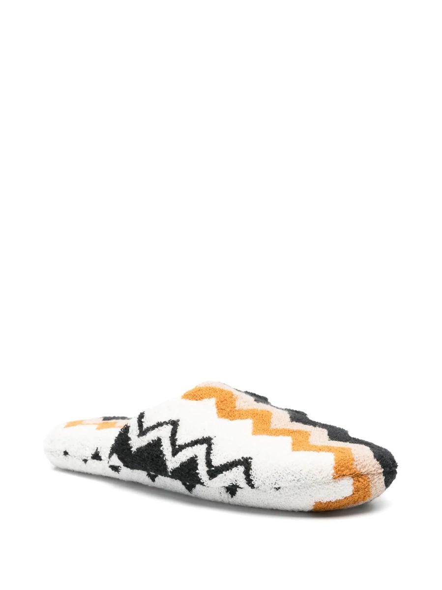 Slapi MISSONI BEACHWEAR HOME multicolor din bumbac - Img 5