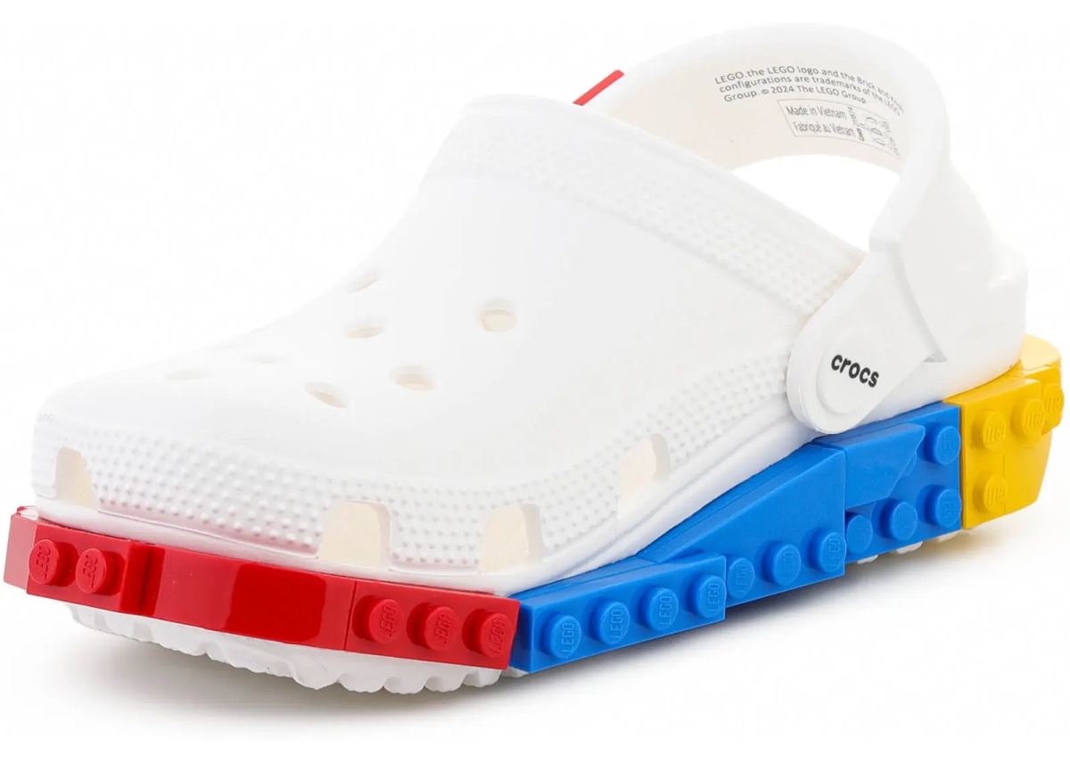 Slapi X LEGO 4LW SYSTEM CLOG WHITE - Img 3