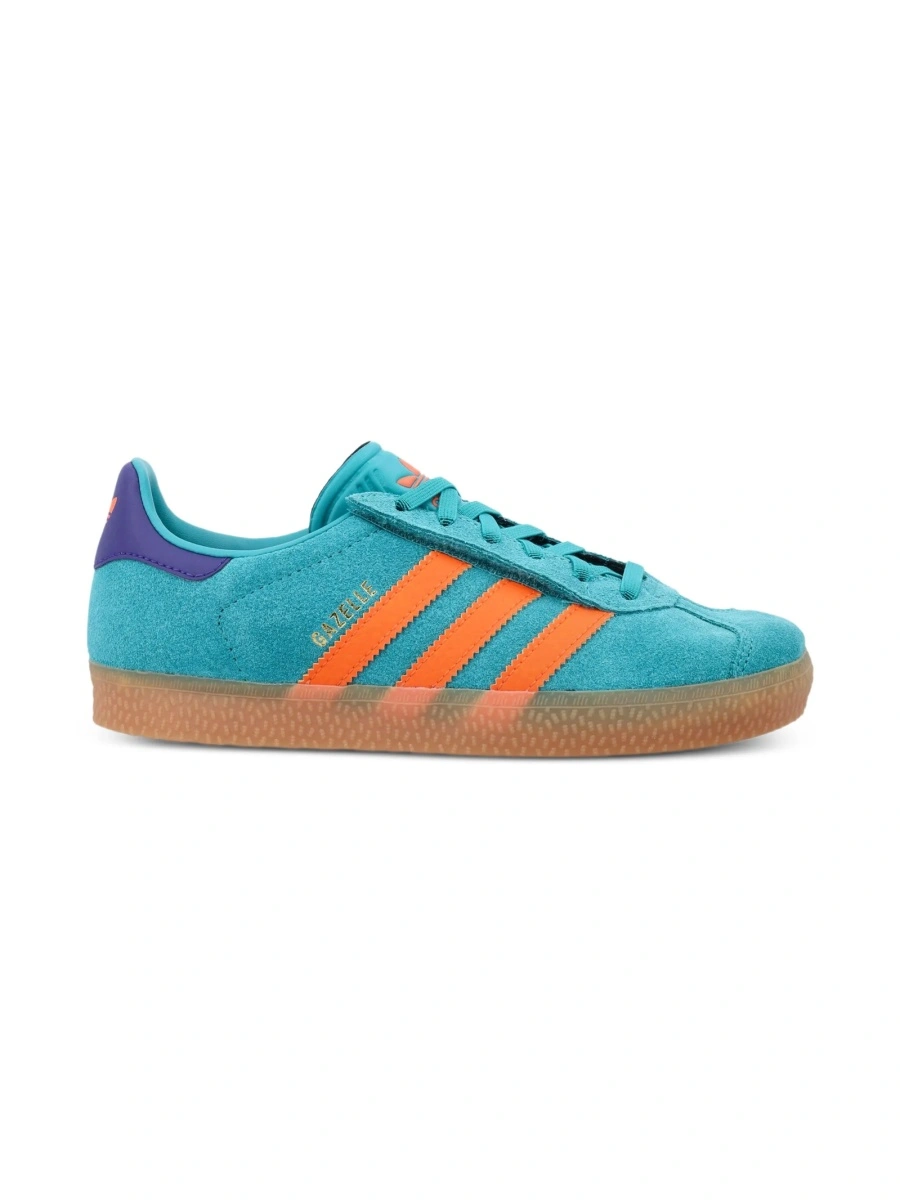 Sneakers adidas Originals albastri din piele intoarsa - Img 2