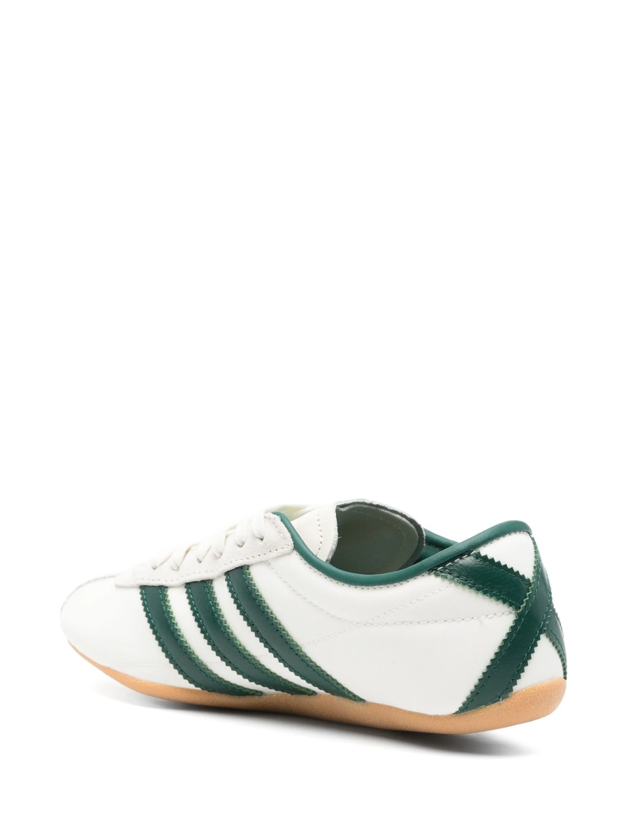 Sneakers adidas Originals albi din nylon si piele intoarsa - Img 3
