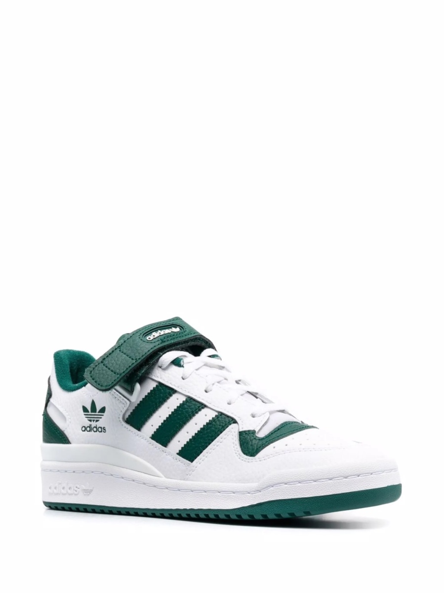 Sneakers adidas Originals albi din piele - Img 2