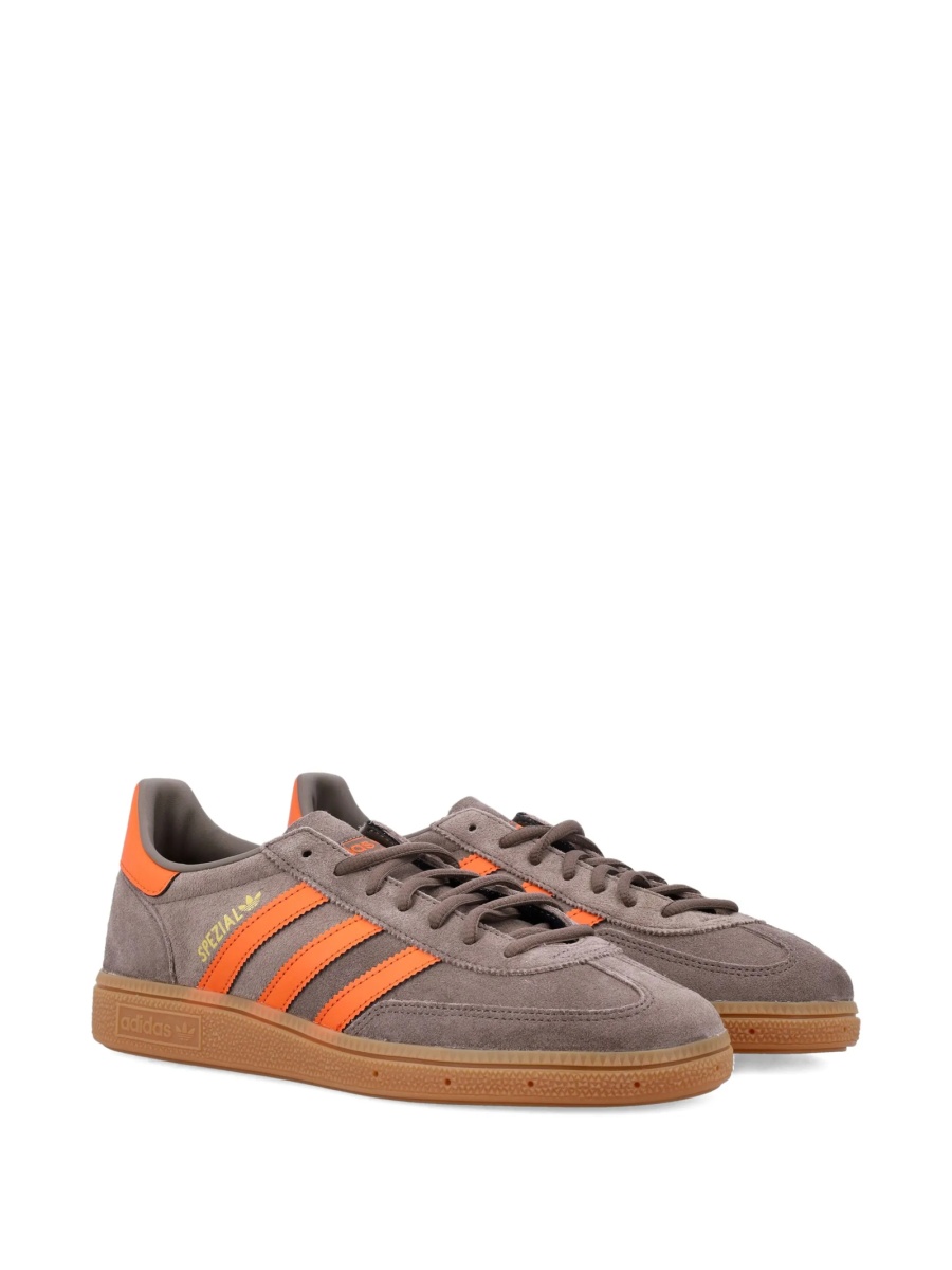 Sneakers adidas Originals gri din piele si piele intoarsa - Img 2