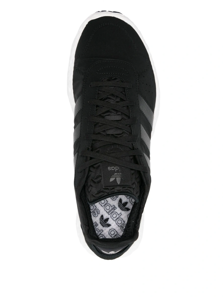 Sneakers adidas Originals negri din material textil - Img 4