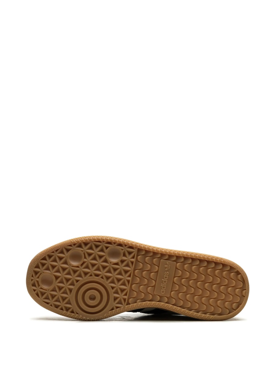 Sneakers adidas Originals samba albi din piele si piele intoarsa - Img 4