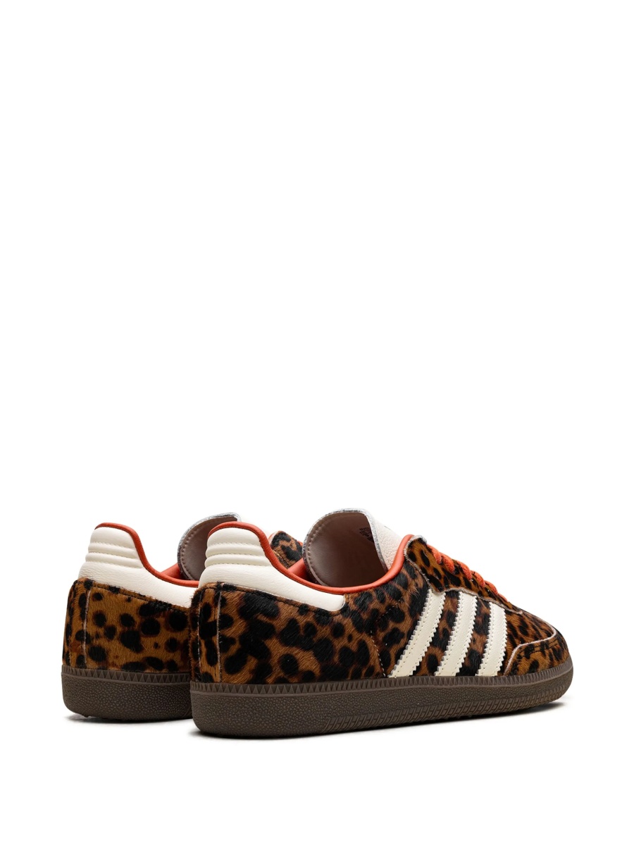 Sneakers adidas Originals samba maro din piele si blana - Img 3