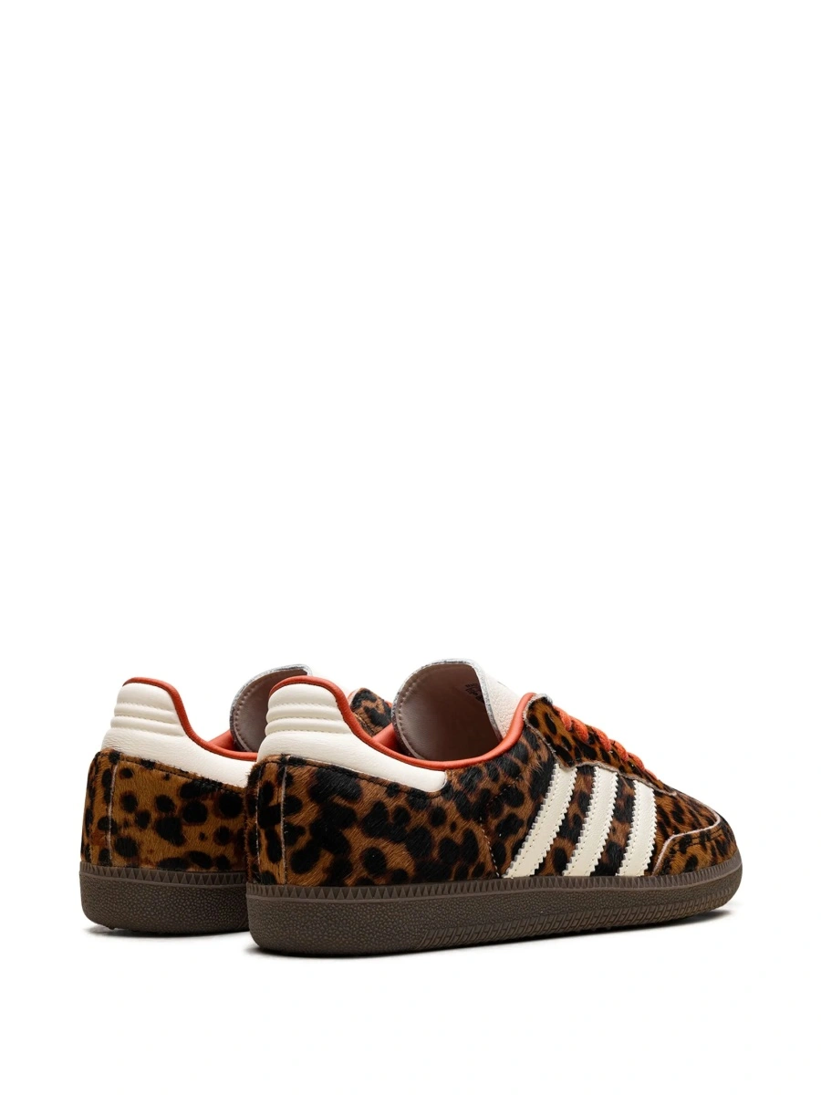 Sneakers adidas Originals samba maro din piele si blana - Img 3