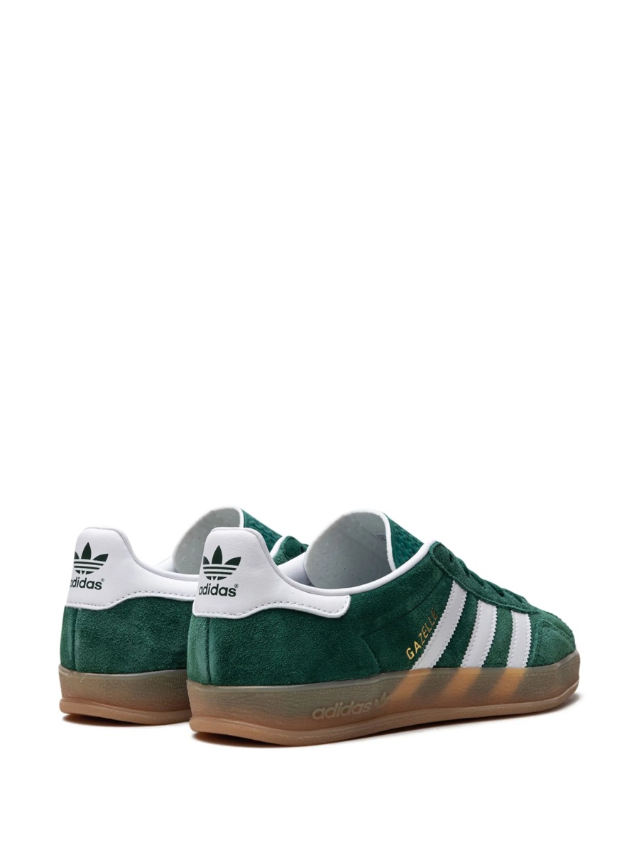 Sneakers adidas Originals verzi din piele intoarsa - Img 3