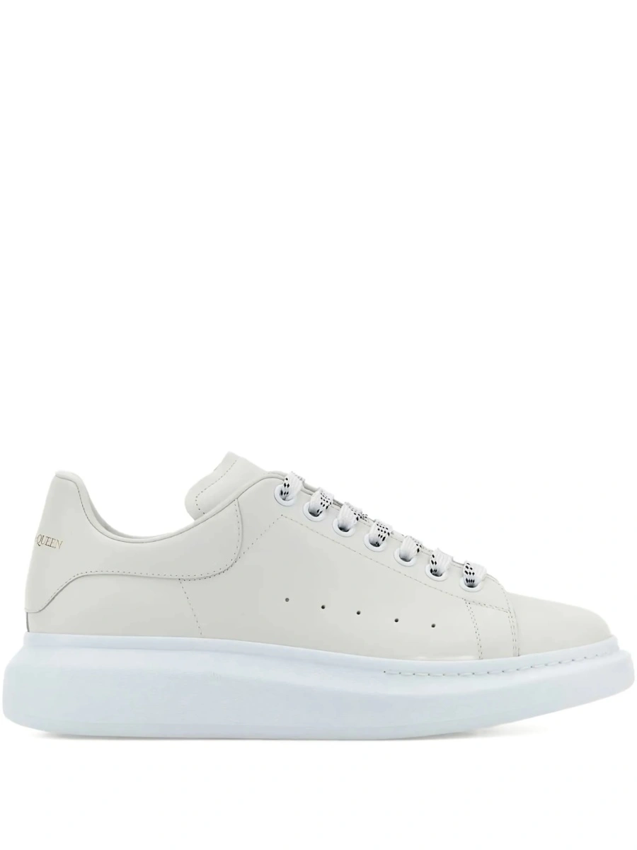 Sneakers Alexander McQueen albi din piele - Img 6