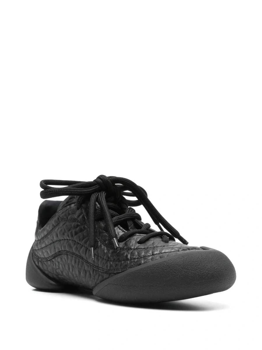 Sneakers Alexander McQueen negri din piele - Img 2