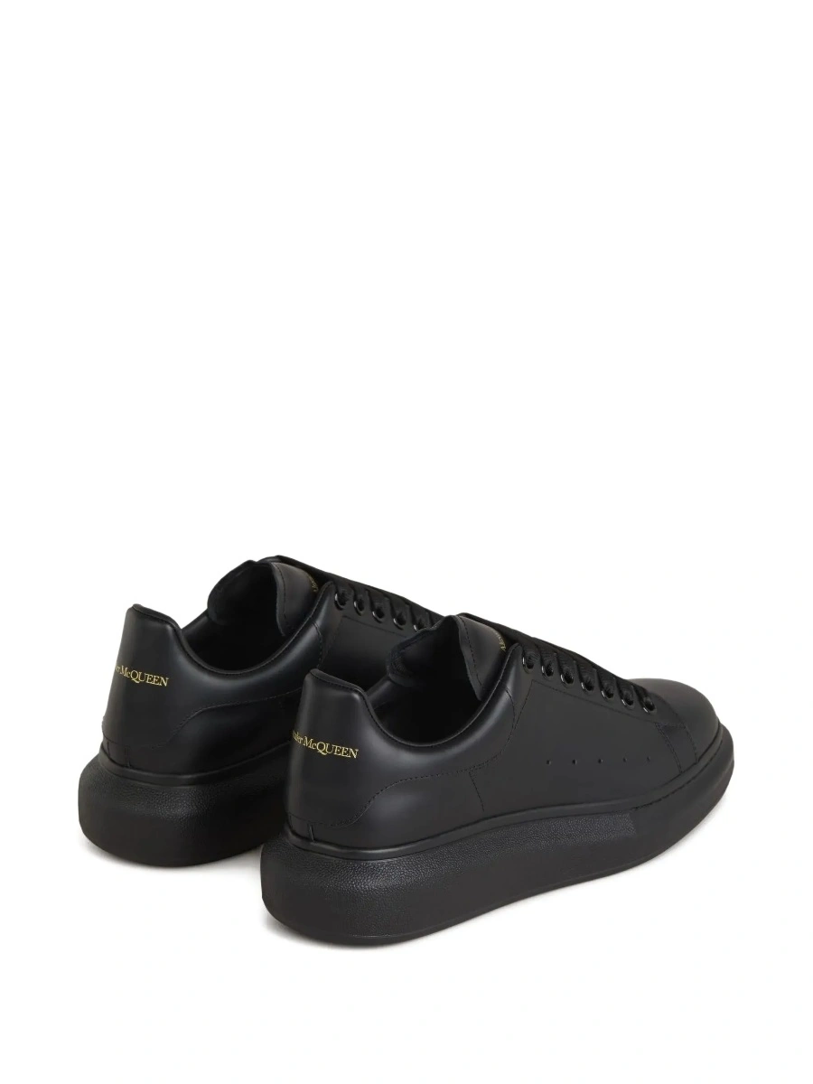 Sneakers Alexander McQueen 'Oversized' negri din piele - Img 5