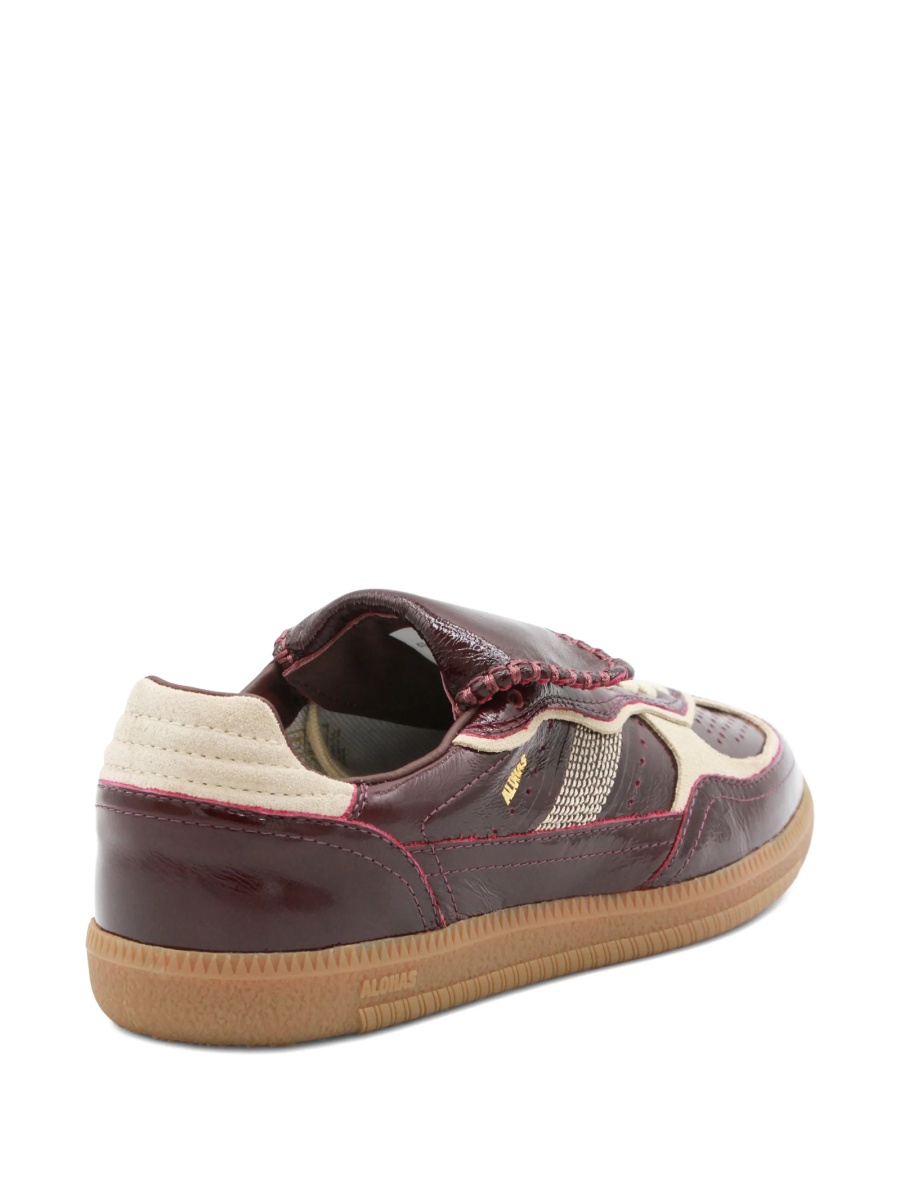 Sneakers Alohas rosii din piele - Img 3