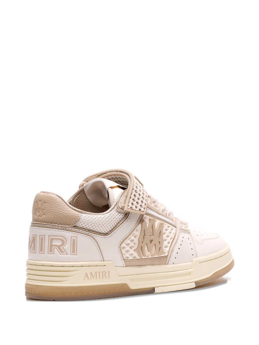 Sneakers AMIRI neutri din piele si plasa - Img 4