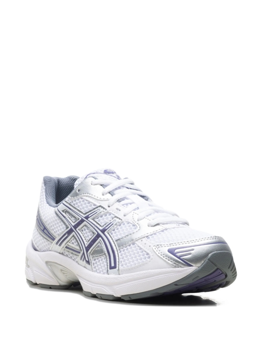 Sneakers ASICS albi din material textil - Img 2