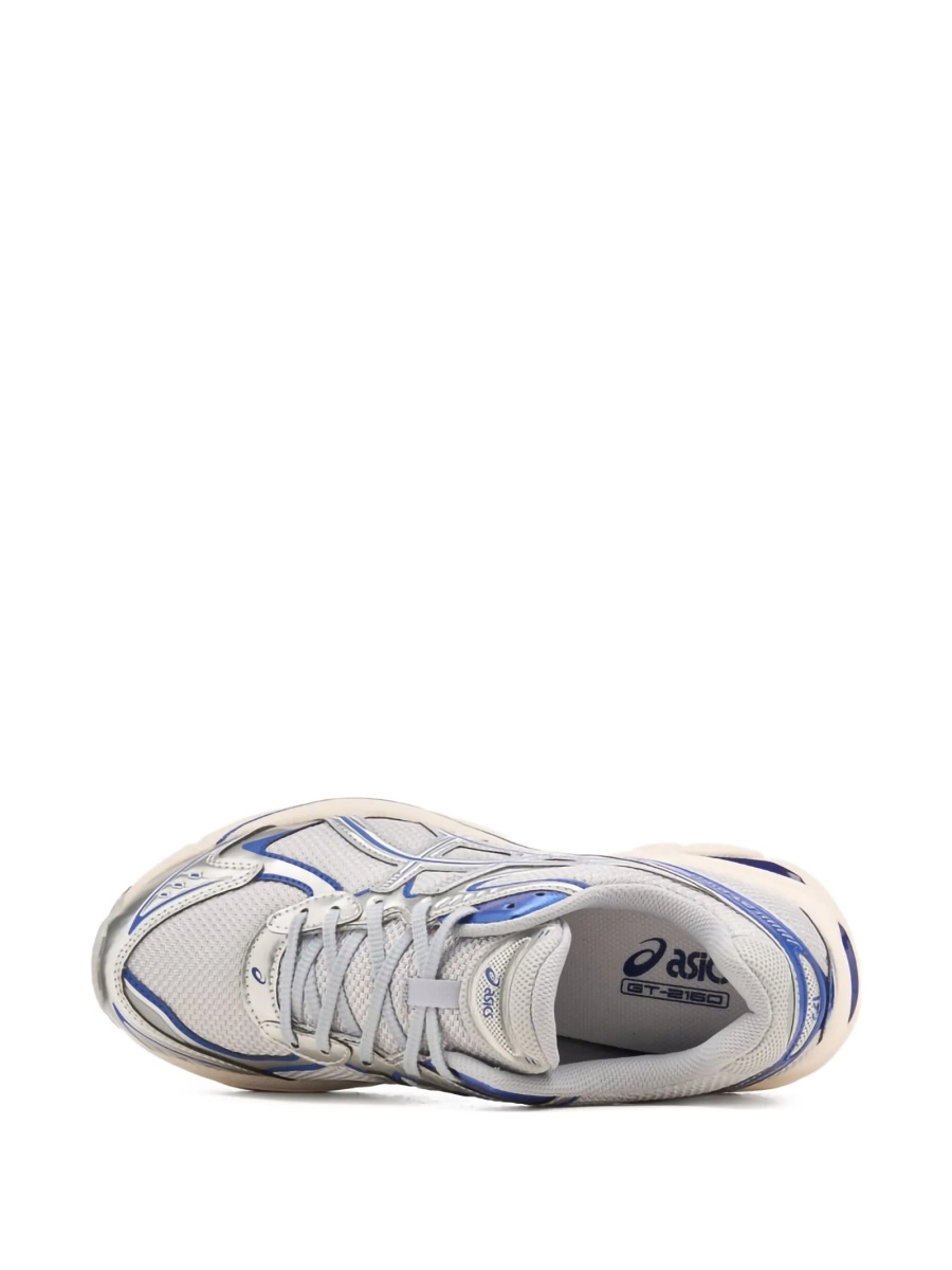 Sneakers ASICS gri din material textil - Img 2