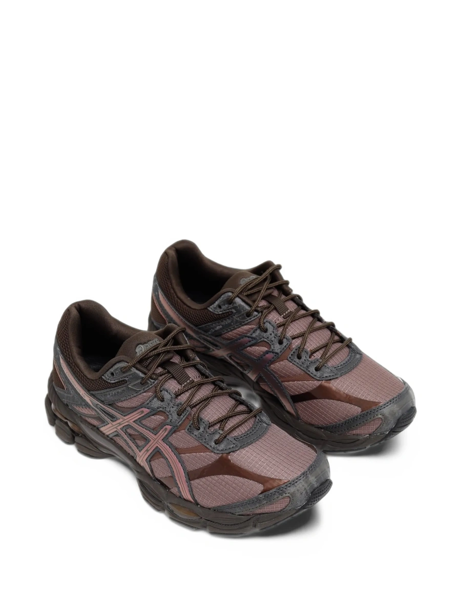 Sneakers ASICS maro din poliuretan si material textil - Img 2