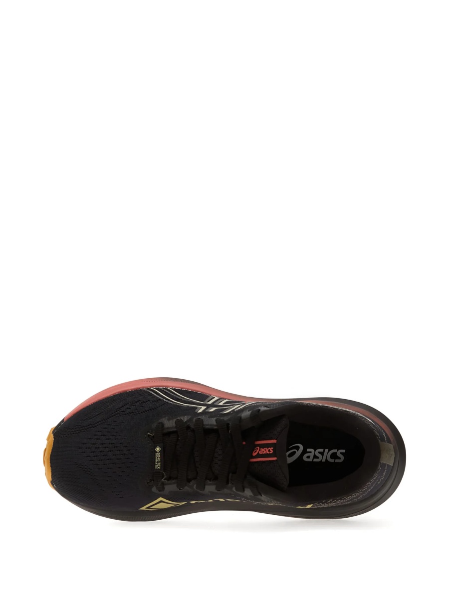 Sneakers ASICS negri din material textil - Img 4