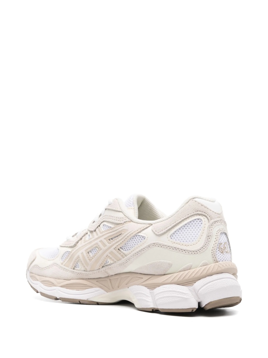 Sneakers ASICS neutri din piele intoarsa si piele - Img 3