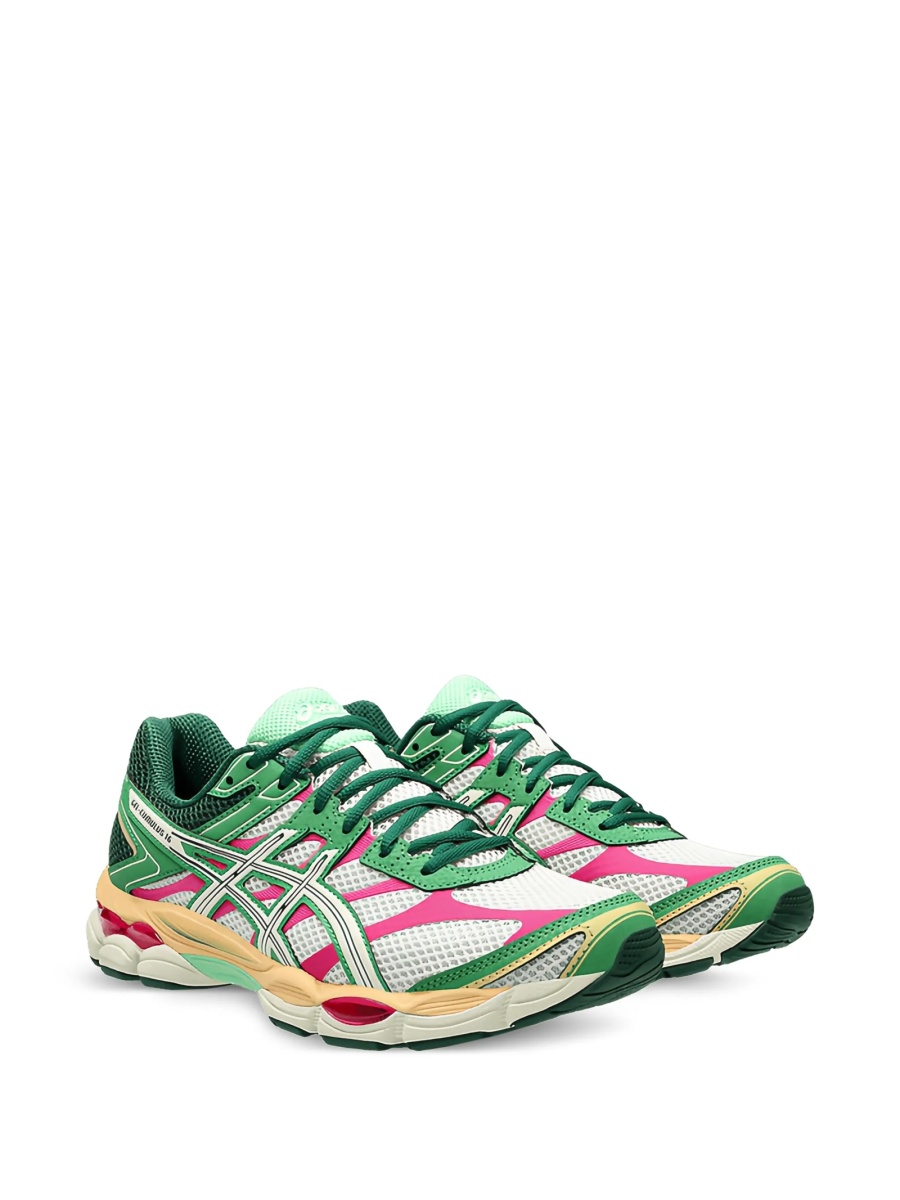 Sneakers ASICS verzi din material textil - Img 2