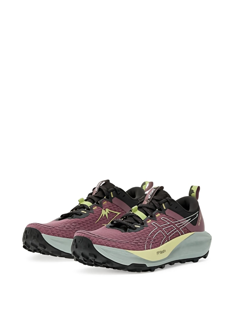 Sneakers ASICS violet din material textil - Img 2