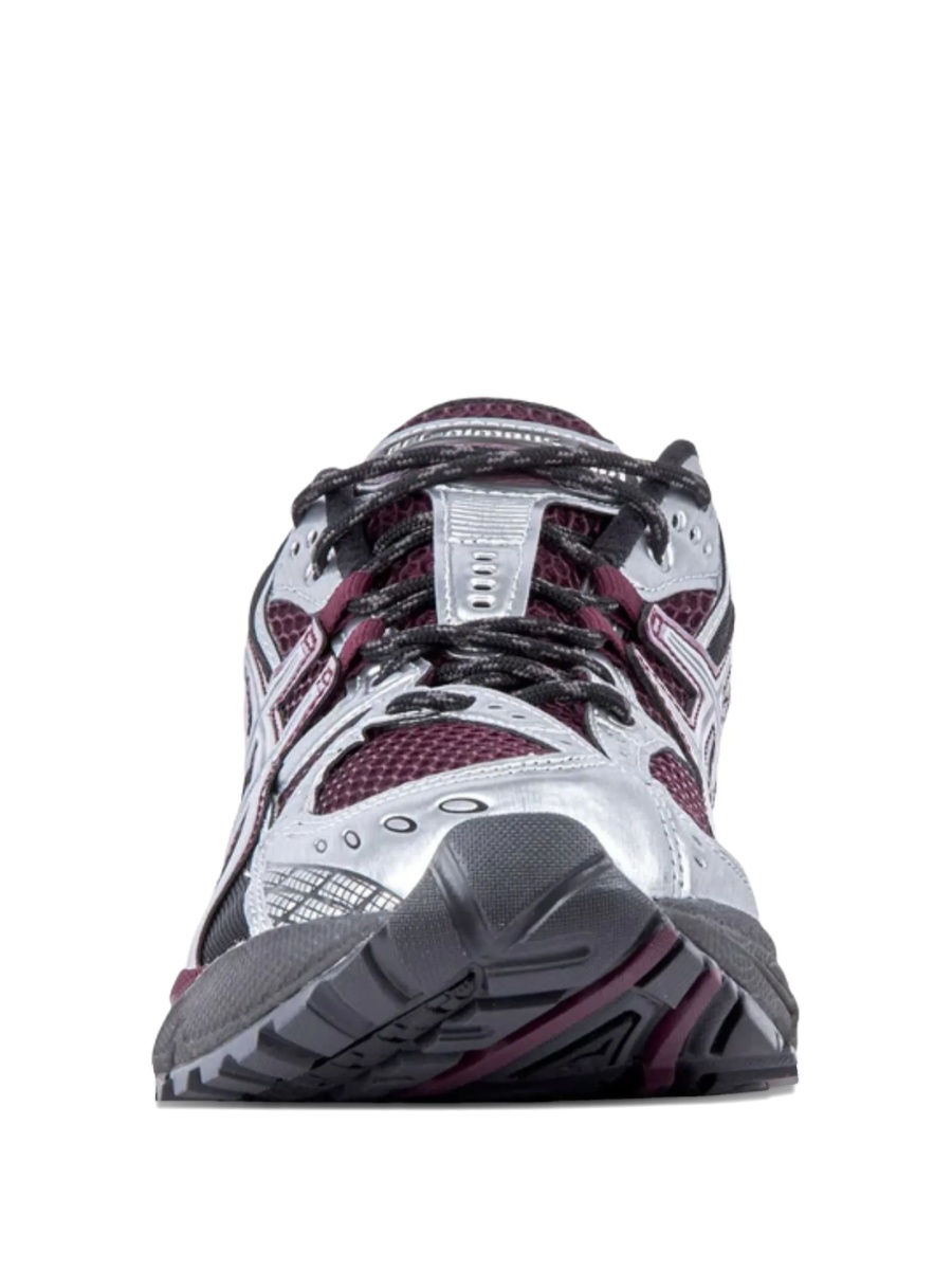 Sneakers ASICS violet din material textil - Img 4